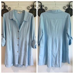 Simply Noelle Linen-Rayon Shirt/Tunic